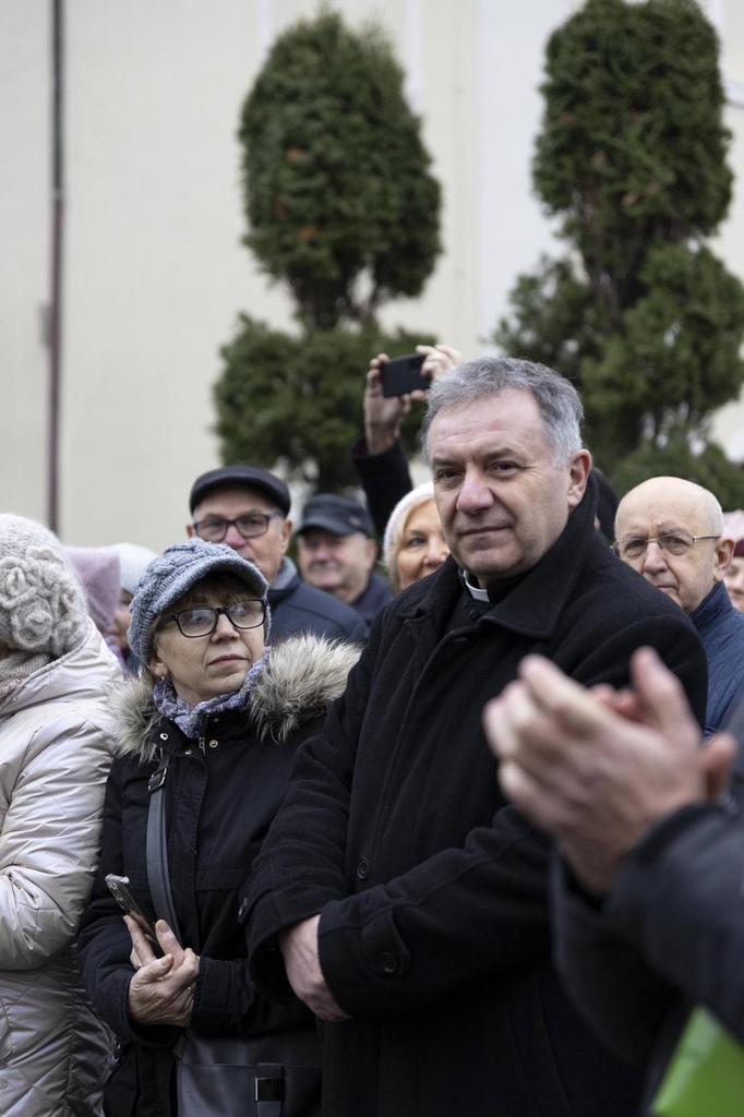 Uroczyste odsłonięcie tablicy pamięci ks. Stanisława Orzechowskiego „Orzecha” - Kobylin, 10 grudnia 2024/ fot. A.Ligęcka/ IPN Wrocław