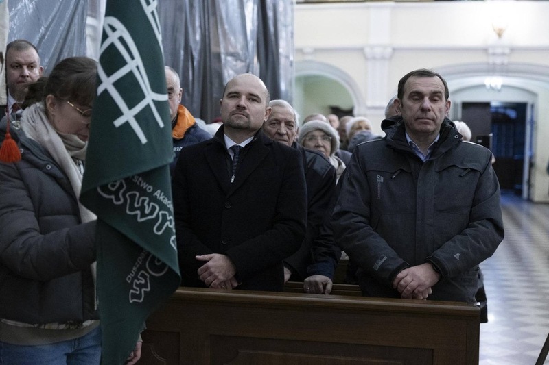 Uroczyste odsłonięcie tablicy pamięci ks. Stanisława Orzechowskiego „Orzecha” - Kobylin, 10 grudnia 2024/ fot. A.Ligęcka/ IPN Wrocław