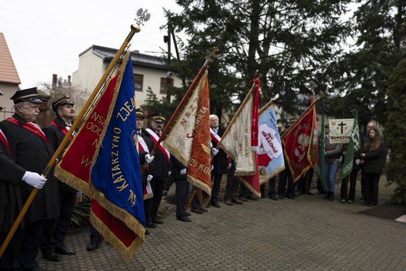 Uroczyste odsłonięcie tablicy pamięci ks. Stanisława Orzechowskiego „Orzecha” - Kobylin, 10 grudnia 2024/ fot. A.Ligęcka/ IPN Wrocław