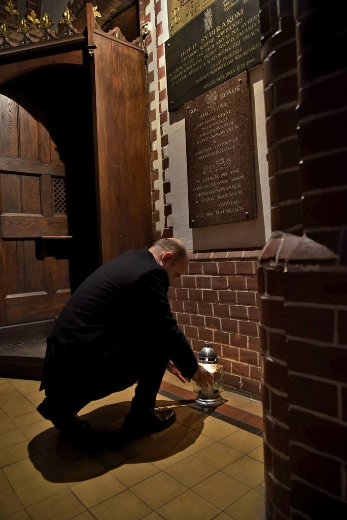 Spotkanie upamiętniające 43. rocznicę wprowadzenia stanu wojennego zorganizowane przez wałbrzyską „Solidarność” – Wałbrzych, 13 grudnia 2024/ fot. A.Ligęcka IPN Wrocław