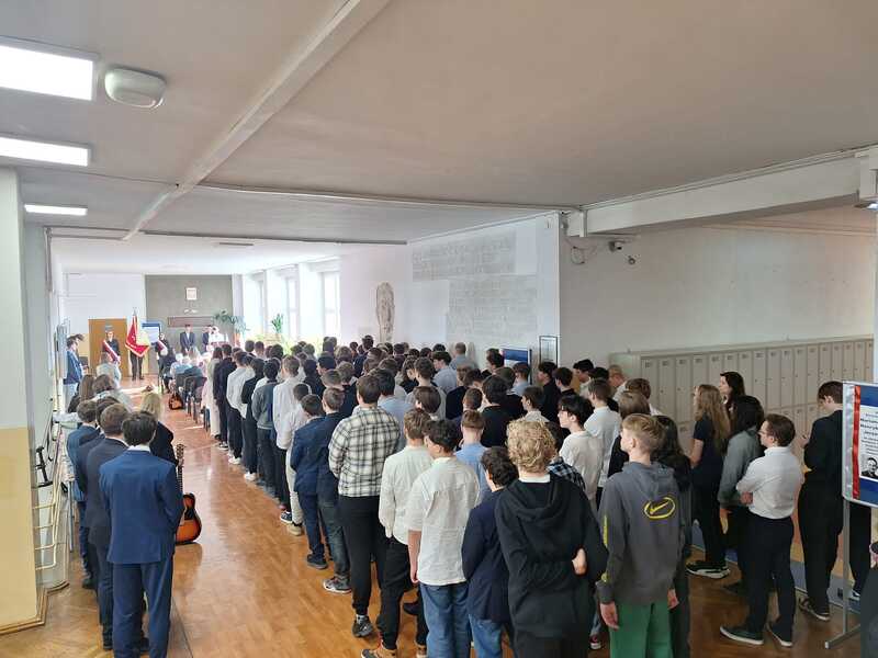 Akademia ku pamięci robotników przymusowych osadzonych w Clausewitzschule. Fot. Kamilla Jasińska