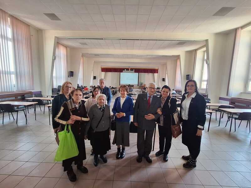 Aula, w której w marcu 1945 roku ks. Paul Peikert odprawił mszę święta dla robotników przymusowych. Fot. Kamilla Jasińska