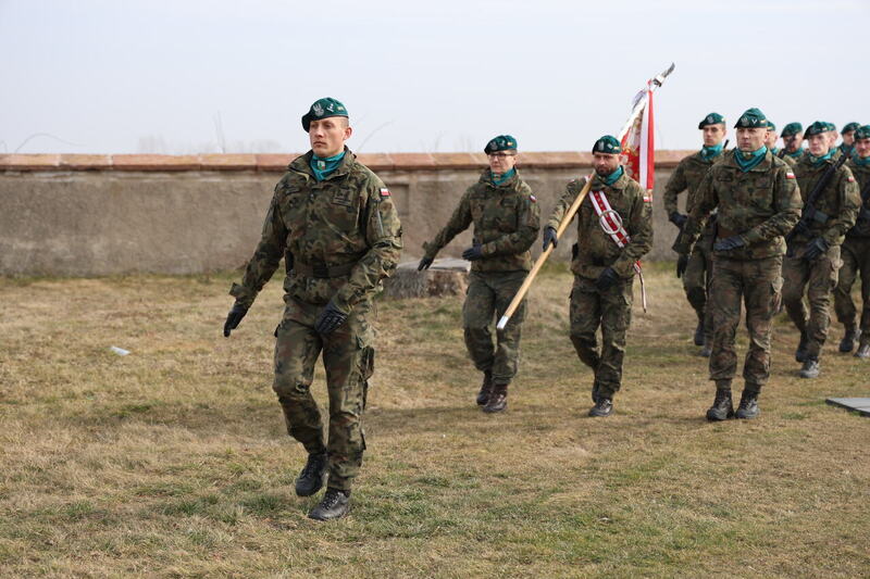 Projekt Ocalamy. Uroczystość przy grobie weterana walk o wolność i niepodległość Polski Czesława Marcjana - Budzów, 25 lutego 2025/ fot. M.Parysek IPN Wrocław