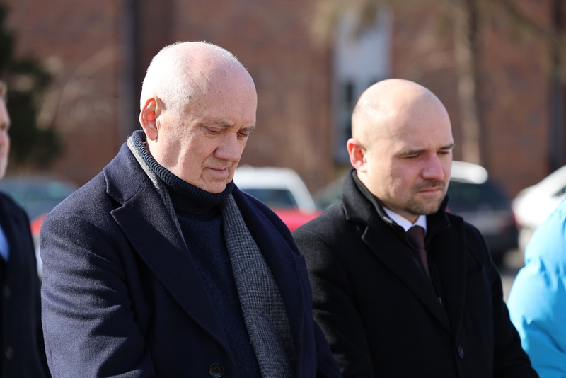 Konferencja prasowa dr. hab. Karola Polejowskiego, zastępcy prezesa IPN i prok. Andrzeja Pozorskiego - 4 marca 2025/ fot. M.Parysek IPN Wrocław