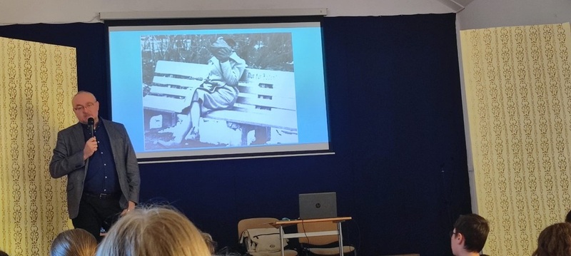 Wykład Marka Gadowicza pt. „Polacy ratujący Żydów podczas II wojny światowej” - Pęgów, 4 kwietnia 2025