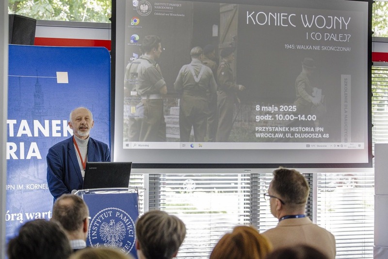 Szkolenie dla nauczycieli w Przystanku Historia im. Kornela Morawieckiego we Wrocławiu - 8 maja 2025/ fot. A.Ligęcka IPN Wrocław