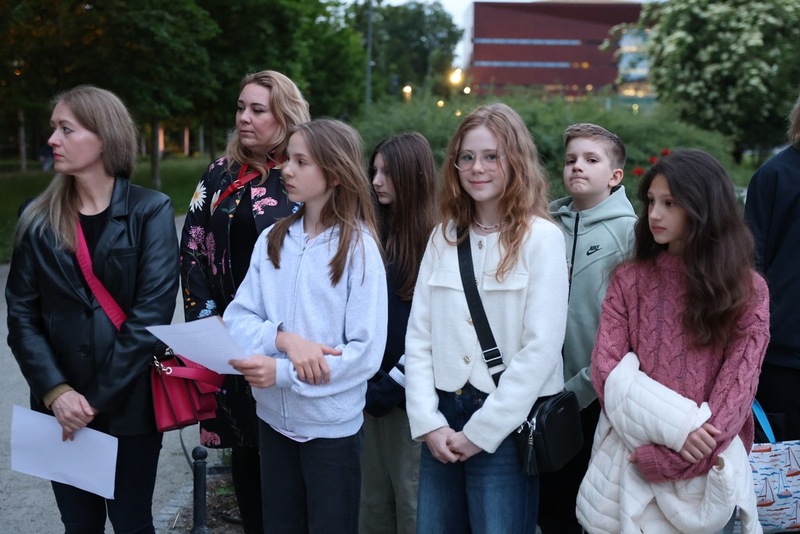 W godzinę śmierci rtm. Witolda Pileckiego, Wrocław po raz kolejny uczci jego pamięć. Podobnie było w Łagiewnikach, Oleśnicy i Jordanowie Śląskim - 25 maja 2025/ fot. M.Parysek IPN Wrocław