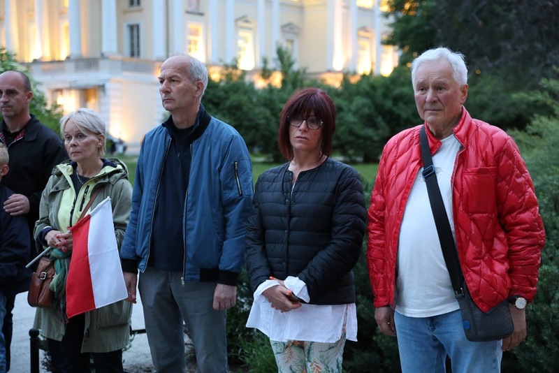 W godzinę śmierci rtm. Witolda Pileckiego, Wrocław po raz kolejny uczci jego pamięć. Podobnie było w Łagiewnikach, Oleśnicy i Jordanowie Śląskim - 25 maja 2025/ fot. M.Parysek IPN Wrocław