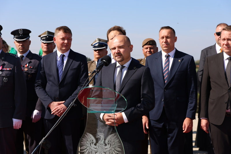 Moment przemówienia dyrektora IPN Oddział we Wrocławiu