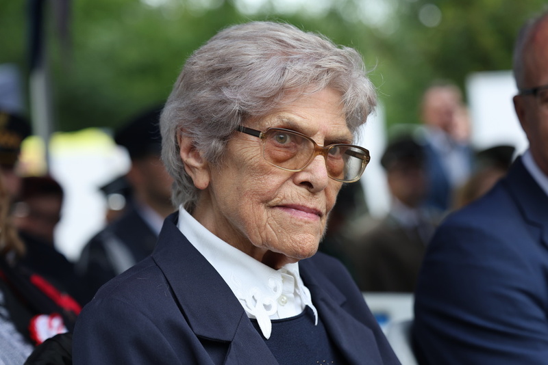 na zdjęciu Alicja Reinhard-Flame – córka kpt. Henryka Flamego ps. „Bartek”