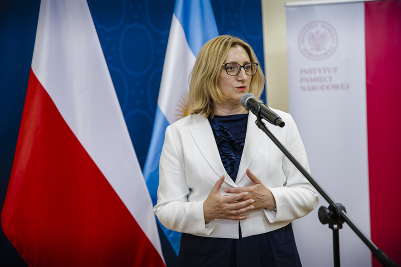 na zdjęciu Dyrektor Archiwum IPN Marzena Kruk