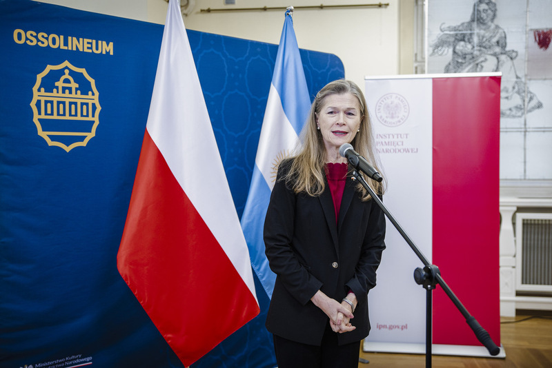 Na zdjęciu Ambasador Argentyny w Polsce Alicia Irene Falkowski
