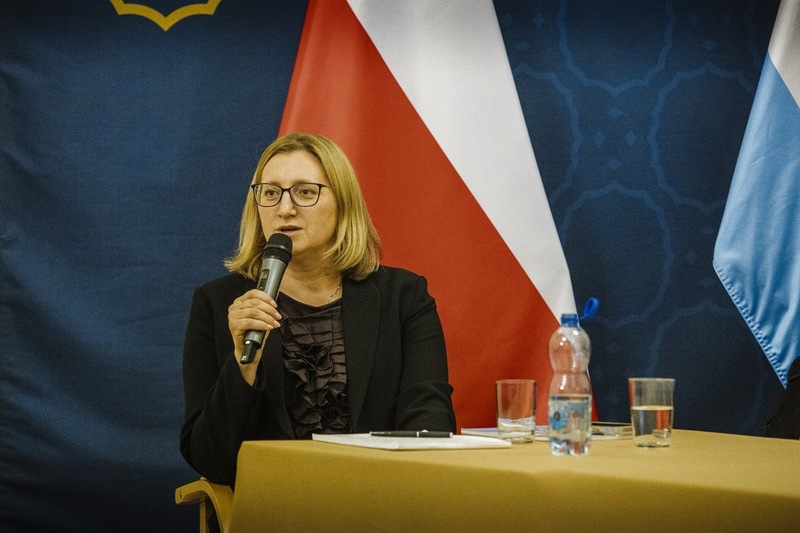 Na zdjęciu dyrektor Archiwum IPN, Marzena Kruk