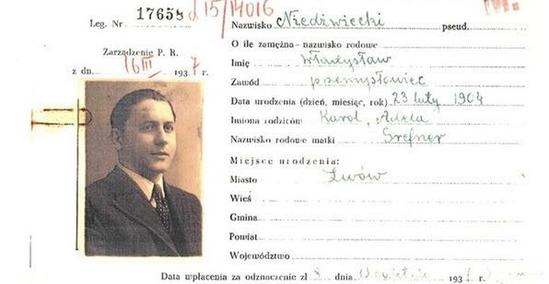 Na zdjęciu Władysław Niedźwiecki