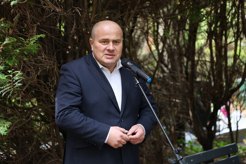 na zdjęciu Daniel Jakubczyk – wójt gminy Gorzyce