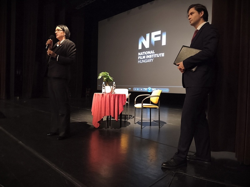 na zdjęciu z lewej strony Kamilla Jasińska, Zastępca Dyrektora Instytutu Pamięci Narodowej we Wrocławiu oraz Jakub Horbacz, pracownik IPN Oddział Wrocław