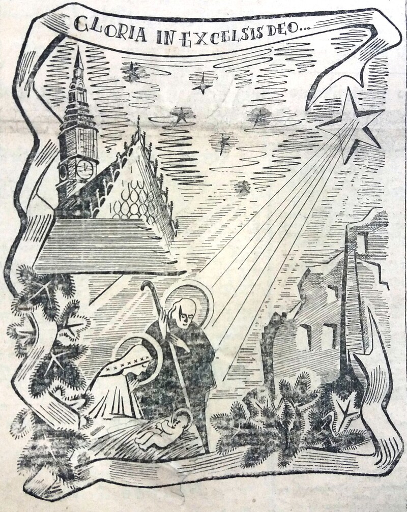 Ilustracja ze "Słowa Polskiego" nr 54 z 24 grudnia 1946 r., s. 1