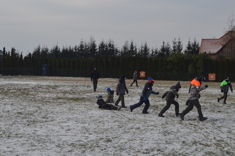 zdjęcie wykonane na zewnątrz, Moment zajęć, przebranie historyczne Mikołaja Sokalskiego