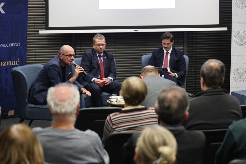Premiera filmu dokumentalnego oraz promocja książki poświęconej Henrykowi Urbanowiczowi ps. „Zabawa”, „Szczaw” - Przystanek Historia IPN im. Kornela Morawieckiego we Wrocławiu/ fot. M.Parysek IPN Wrocław