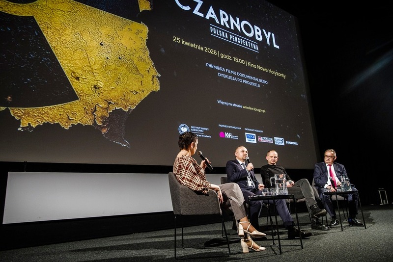Wrocławska premiera filmu dokumentalnego produkacji IPN „Czarnobyl. Polska perspektywa”. Na uczestników czekały dodatkowe atrakcje: możliwość skorzystania z gogli VR oraz drobny upominek - Wrocław, 25 kwietnia 2025/ fot. A.Ligęcka