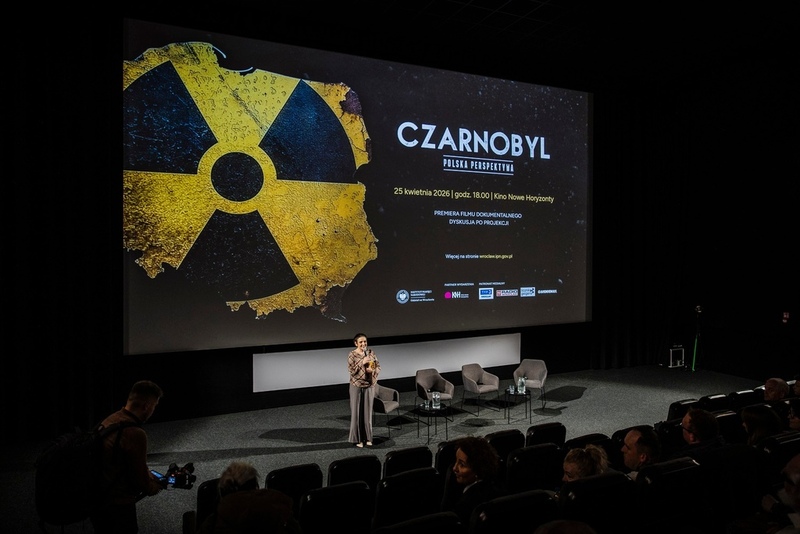 Wrocławska premiera filmu dokumentalnego produkacji IPN „Czarnobyl. Polska perspektywa”. Na uczestników czekały dodatkowe atrakcje: możliwość skorzystania z gogli VR oraz drobny upominek - Wrocław, 25 kwietnia 2025/ fot. A.Ligęcka