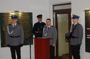 Uroczystość ponownego odsłonięcia Pomnika Pamięci Policjantów II RP oraz funkcjonariuszy poległych na służbie – Wrocław, 26 marca 2018