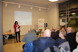 Spotkanie otworzyła Jolanta Rogowska, kierownik biblioteki w Ozimku