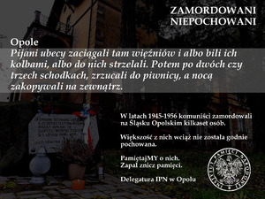 Zamordowani – Niepochowani. Opole