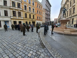 Upamiętnienie 158. rocznicy wybuchu Powstania Styczniowego we Wrocławiu, fot. Damian Mrozek
