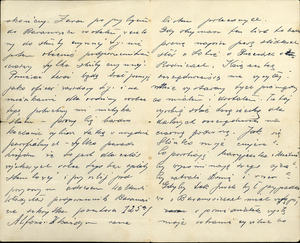 List Władysława Walkowskiego do żony Ireny Walkowskiej, Baranowicze, 2 września 1939 r.