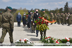 Obchody zakończenia II wojny światowej na Cmentarzu Żołnierzy Wojska Polskiego