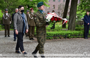 Uroczystości z okazji 73. rocznica zamordowania rotmistrza Witolda Pileckiego.