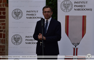 Wystąpienie prezesa IPN dr Jarosława Szarka.