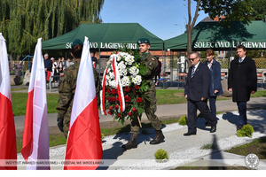 Odsłonięcie pomnika rotmistrza Witolda Pileckiego – Łagiewniki (pow. dzierżoniowski), 1 października 2021