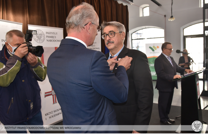 Uroczystość wręczenia Krzyży Wolności i Solidarności – Wałbrzych, 29 października 2021