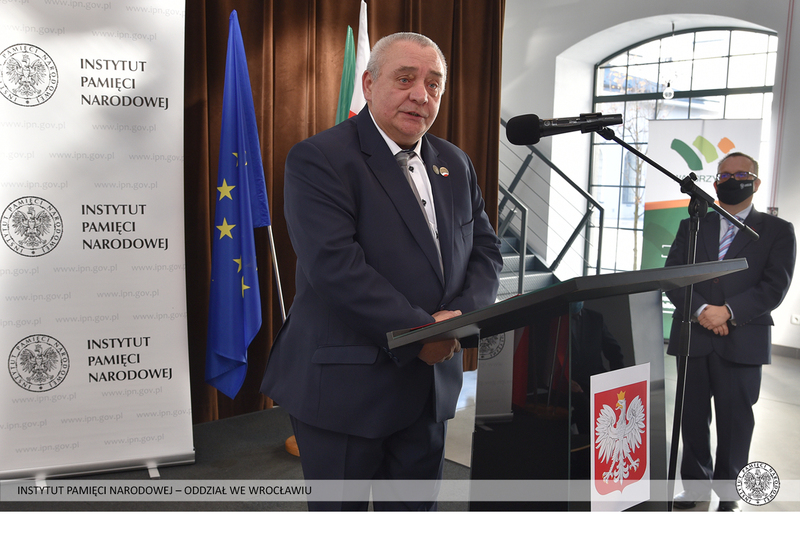 Marek Krówka, przewodniczący Związku Solidarności Polskich Kombatantów Wałbrzych