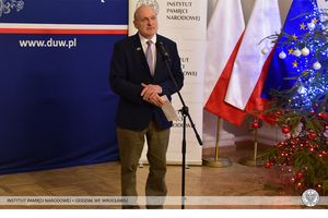 Uroczystość oznaczenia Krzyżami Wolności i Solidarności działaczy opozycji demokratycznej z czasów PRL. Fot. Dominik Wojtkiewicz (IPN)