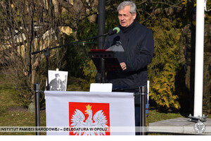 Delegatura IPN w Opolu podczas centralnych uroczystości upamiętniających Narodowy Dzień Pamięci Żołnierzy Wyklętych – Opole, 1 marca 2022