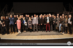 Delegatura IPN w Opolu podczas centralnych uroczystości upamiętniających Narodowy Dzień Pamięci Żołnierzy Wyklętych – Nysa, 1 marca 2022