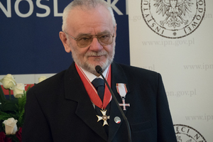 W imieniu odznaczonych przemawiał Andrzej Perlak