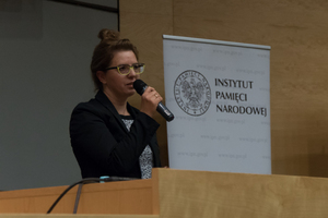 Ofertę edukacyjną IPN prezentowała Iwona Demczyszak (IPN Wrocław)