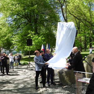 Odsłonięcie pomnika plut. Emila Czecha, trębacza z Monte Cassino – Kłodzko, 18 maja 2022