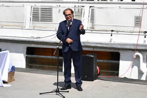 Marek Gróbarczyk, sekretarz stanu w Ministerstwie Infrastruktury, pełnomocnik rządu ds. gospodarki wodą oraz inwestycji w gospodarce morskiej i wodnej.