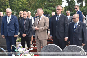 Nawiedzenie grobów ofiar Zbrodni Lubińskiej, Lubin 29 sierpnia 2022 r. Fot. Dominik Wojtkiewicz (IPN)