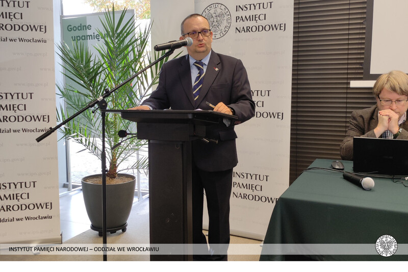 Dyrektor Oddziału IPN we Wrocławiu dr Paweł Rozdżestwieński