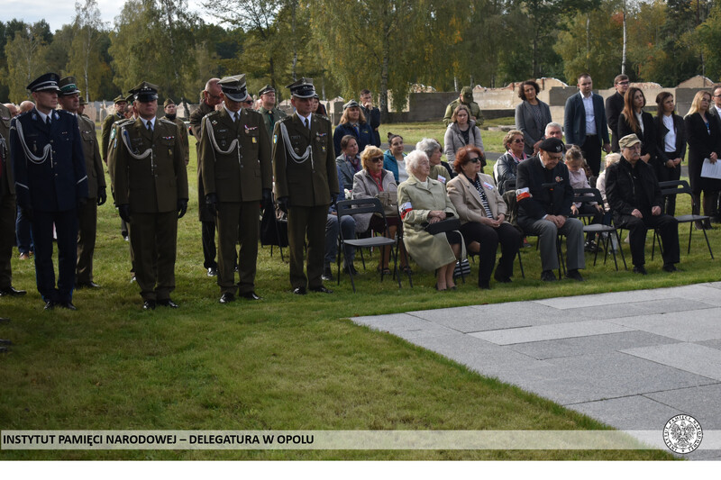 78. rocznica przybycia I transportu Powstańców Warszawskich do Stalagu 344 Lamsdorf – Łambinowice, 6 października 2022. Fot. Dominik Wojtkiewicz (IPN)