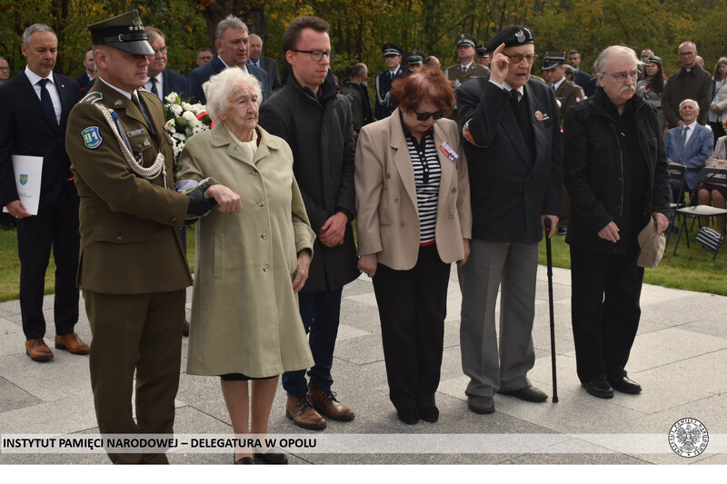 78. rocznica przybycia I transportu Powstańców Warszawskich do Stalagu 344 Lamsdorf – Łambinowice, 6 października 2022. Fot. Dominik Wojtkiewicz (IPN)