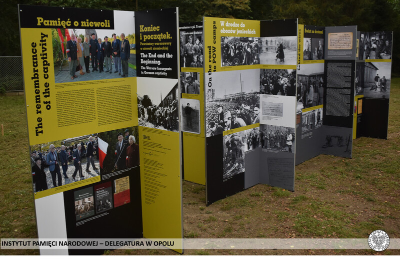 78. rocznica przybycia I transportu Powstańców Warszawskich do Stalagu 344 Lamsdorf – Łambinowice, 6 października 2022. Fot. Dominik Wojtkiewicz (IPN)