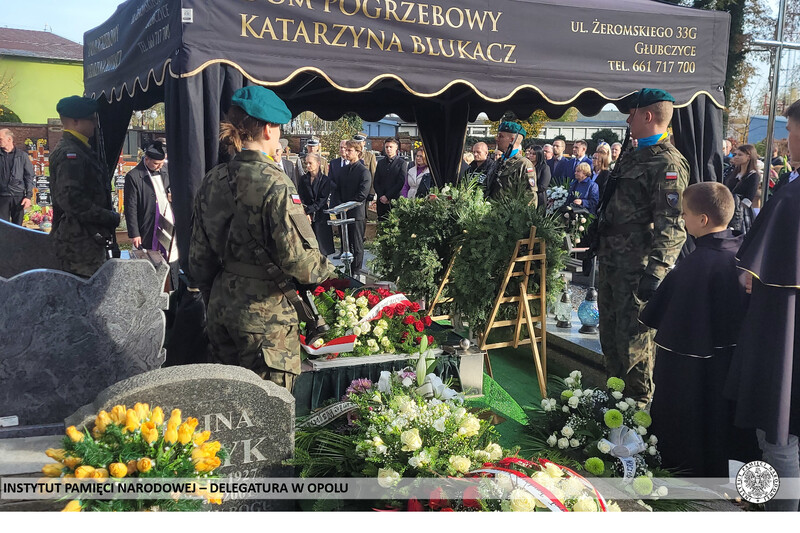 Pożegnanie śp. kpt. Mariana Markiewicza ps. Maryl – Głubczyce, 29 października 2022