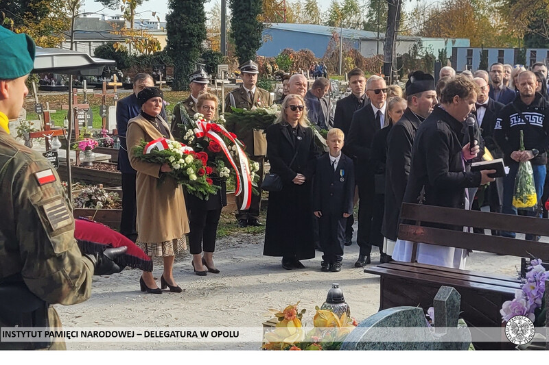 Pożegnanie śp. kpt. Mariana Markiewicza ps. Maryl – Głubczyce, 29 października 2022